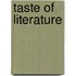 Taste of literature