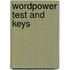Wordpower test and keys