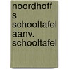 Noordhoff s schooltafel aanv. schooltafel door Noordhoff