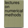Lectures on numerical methods door Mysovskih