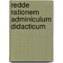 Redde rationem adminiculum didacticum