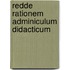 Redde rationem adminiculum didacticum