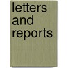 Letters and reports by Maar