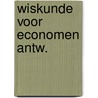 Wiskunde voor economen antw. door Lips