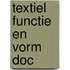Textiel functie en vorm doc