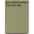 Grondkenmerken van het vak