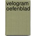Velogram oefenblad