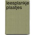 Leesplankje plaatjes
