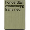 Honderdtal examenopg. frans ned. by Hildebrand