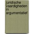 Juridische vaardigheden in argumentatief