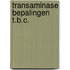 Transaminase bepalingen t.b.c.