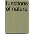 Functions of nature