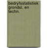 Bedryfsstatistiek grondsl. en techn. door Groot