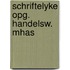Schriftelyke opg. handelsw. mhas