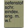Oefenstof schr. eindex. eng. m. w.l. door Graus