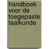 Handboek voor de toegepaste taalkunde door Onbekend