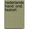 Nederlands hand. ond. taaloef. by Dykstra