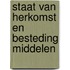 Staat van herkomst en besteding middelen
