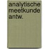 Analytische meetkunde antw.