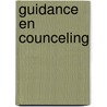 Guidance en counceling by Vries