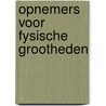 Opnemers voor fysische grootheden door Cuperus