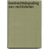 Toedrachtsbepaling van rechtsfeiten