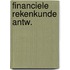 Financiele rekenkunde antw.