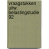 Vraagstukken uitw. belastingstudie 92 by Biermans