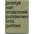 Praktyk van onderzoek problemen ond. politiek