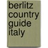 Berlitz country guide italy