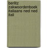 Berlitz zakwoordenboek italiaans ned ned itali door Berlitz