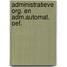 Administratieve org. en adm.automat. oef. by Beek