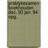 Praktykexamen boekhouden dec. 93 jan. 94 opg.