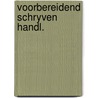 Voorbereidend schryven handl. by Altera