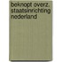Beknopt overz. staatsinrichting nederland