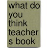 What do you think teacher s book door Johnny Byrne