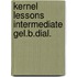 Kernel lessons intermediate gel.b.dial.