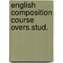 English composition course overs.stud.