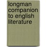 Longman companion to english literature door Gillie