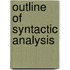 Outline of syntactic analysis