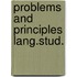 Problems and principles lang.stud.
