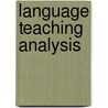 Language teaching analysis door Mary MacKey