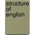 Structure of english