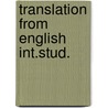 Translation from english int.stud. door Paul Cartledge