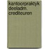 Kantoorpraktyk deeladm. crediteuren
