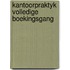 Kantoorpraktyk volledige boekingsgang