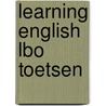 Learning english lbo toetsen door Onbekend