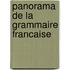 Panorama de la grammaire francaise