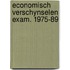 Economisch verschynselen exam. 1975-89