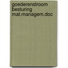 Goederenstroom besturing mat.managem.doc door Piet Bakker